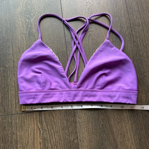 Acacia Swimwear Purple Strappy Bikini - Picture 5 of 6